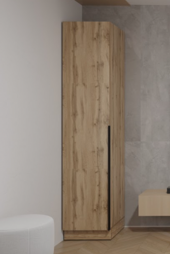 Шкаф-пенал с полками на 2 шухляды и 1 дверь ViA- Сити С-4