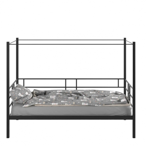 Кровать металлическая MGP- Злата шторки