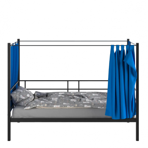 Кровать металлическая MGP- Злата шторки