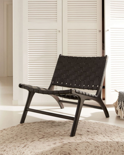 Кресло Kave Home CALIXTA CC1947P01 (черный)