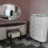 Туалетный столик без зеркала SMS- PALERMO орех/беж