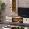Тумба TV Art-Deco EXI- Берлин с камином