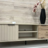 Тумба под телевизор Perfect Home Рейв / Rave 2-дверная 2D/153 Беж/викинг