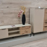 Тумба под телевизор Perfect Home Рейв / Rave 2-дверная 2D/153 Беж/викинг