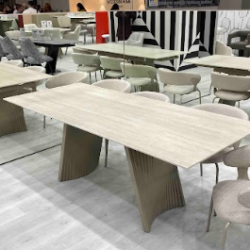 Стол керамический раскладной VTR- ТМL-985 (Олимпия) крема марфиль