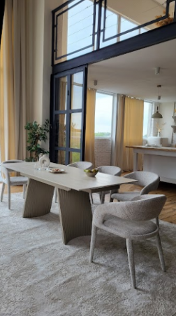 Стол керамический раскладной VTR- ТМL-985 (Олимпия) крема марфиль