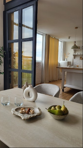 Стол керамический раскладной VTR- ТМL-985 (Олимпия) крема марфиль