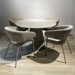 Стул  EXI- SOPHIE КАПУЧИНО вельвет, капучино ножки  