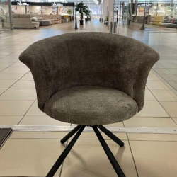 Кресло модерн полу оборотный EXI- JUVA серо-бежевый