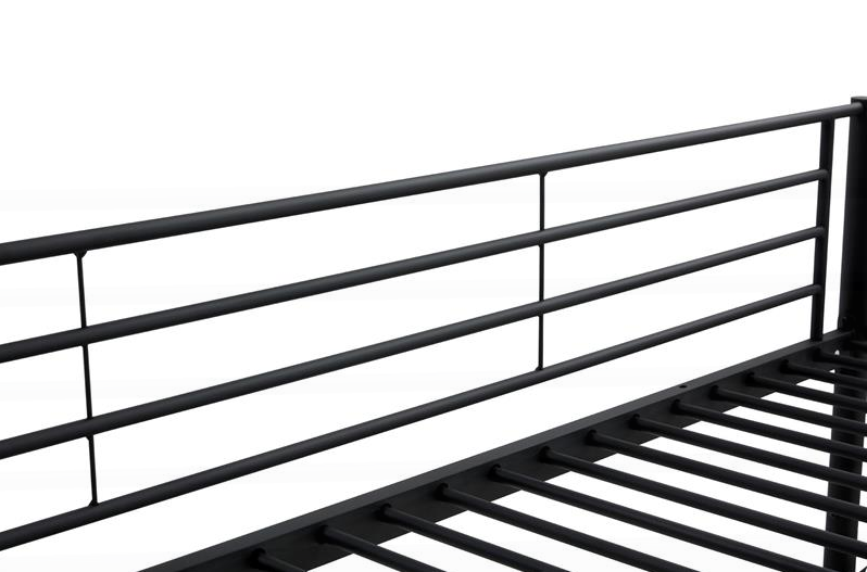 Кровать двухъярусная металлическая HALMAR BUNKY 90 (черный)