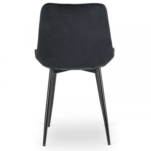 Стул обеденный MEBEL ELITE CHRIS черный велюр