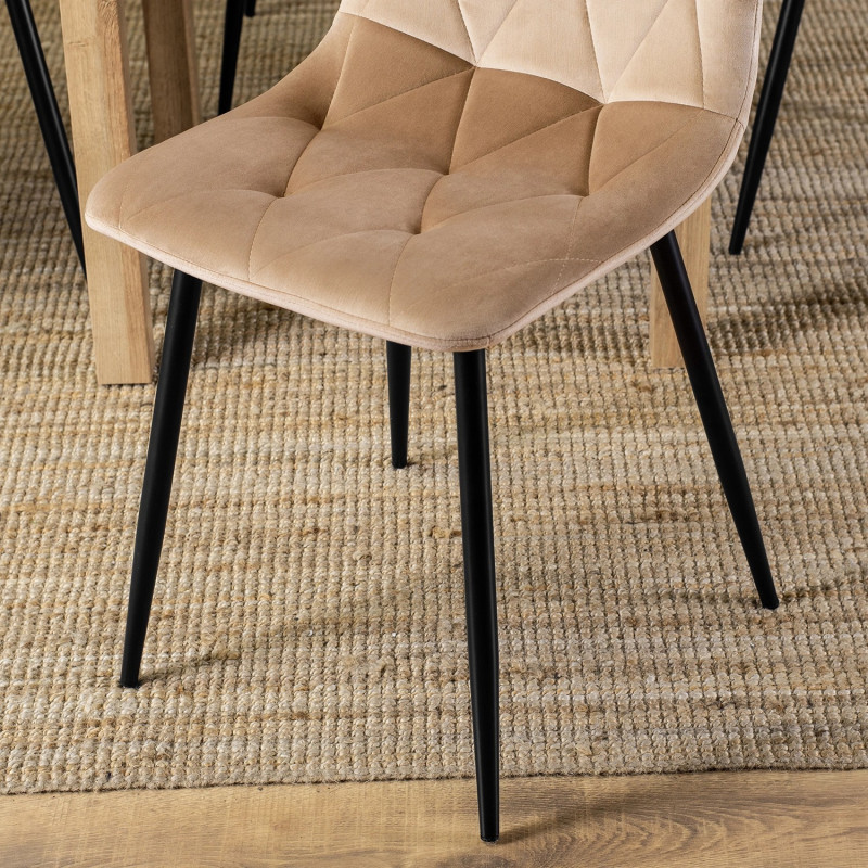 Стул обеденный MEBEL ELITE Piado велюр капучино