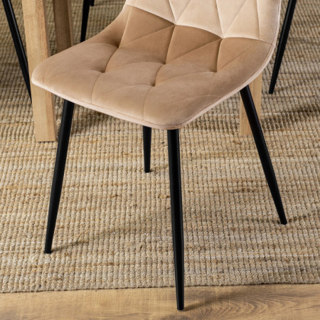 Стул обеденный MEBEL ELITE Piado велюр капучино