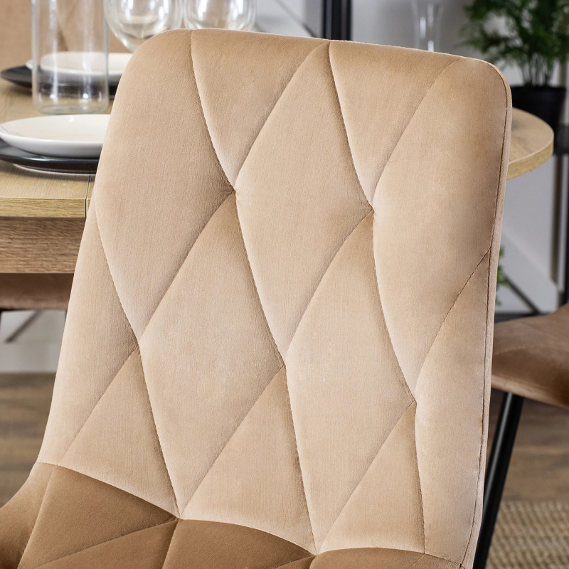 Стул обеденный MEBEL ELITE Piado велюр капучино