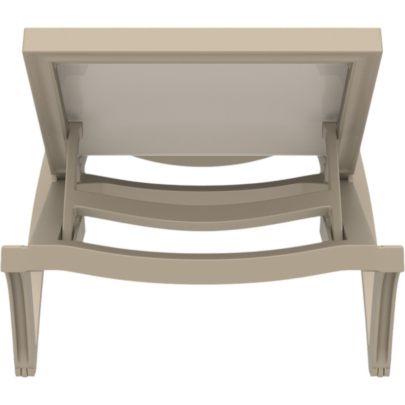 Шезлонг из полипропилена Siesta Pacific (бежевый)