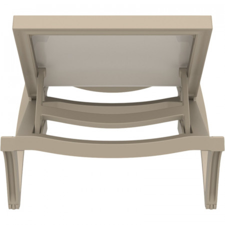 Шезлонг из полипропилена Siesta Pacific (бежевый)