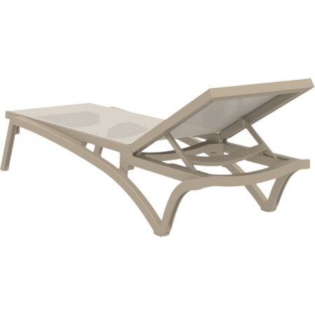 Шезлонг из полипропилена Siesta Pacific (бежевый)