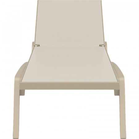 Шезлонг из полипропилена Siesta Pacific (бежевый)