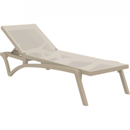Шезлонг из полипропилена Siesta Pacific (бежевый)