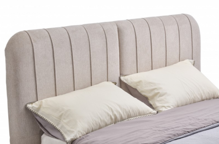 Кровать с подъемным механизмом BIO- Бьянка (бежевый)   