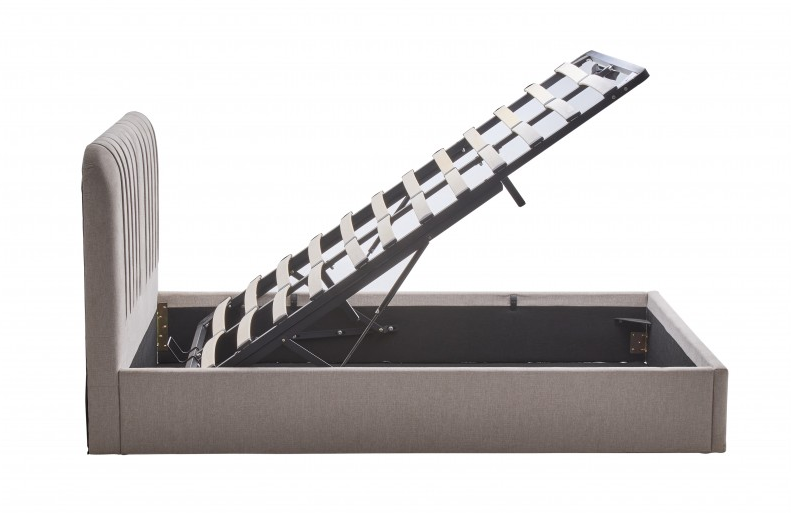 Кровать с подъемным механизмом BIO- Бьянка (бежевый)   