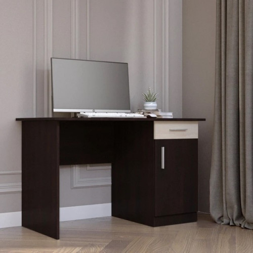 Стол письменный EVR- Школьник-3 венге + дуб молочный