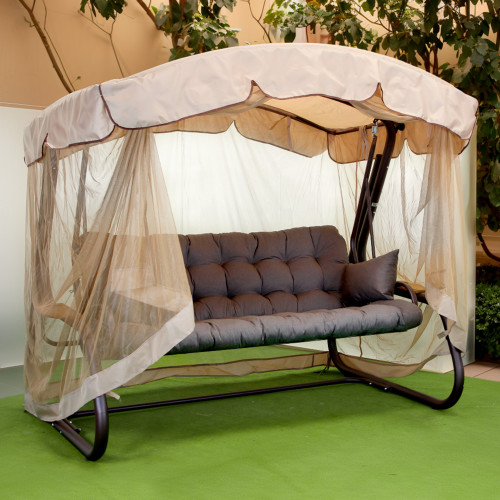 Качель с откидной спинкой и москитной сеткой GG- Камалия Аir (арт 078)