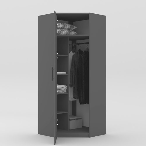 Шкаф угловой 195х80(42)х80(42) cм KOD- ШК-У