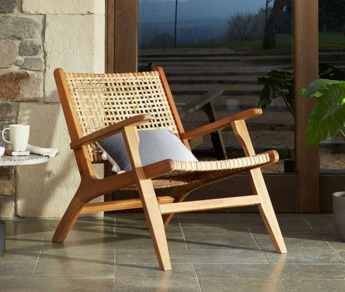 Кресло Kave Home GRIGNOON CC1059M46 (коричневый)