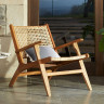 Кресло Kave Home GRIGNOON CC1059M46 (коричневый)