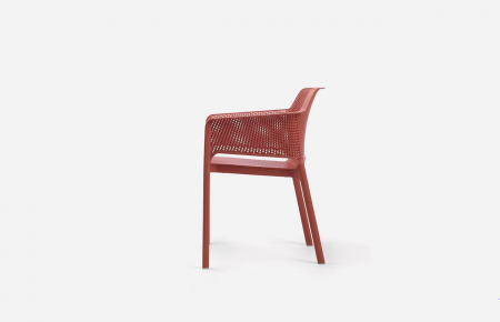 Кресло из полипропилена Nardi Outdoor DEI- Net (бирюзовый, красный)