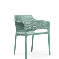 Кресло из полипропилена Nardi Outdoor DEI- Net (бирюзовый, красный)