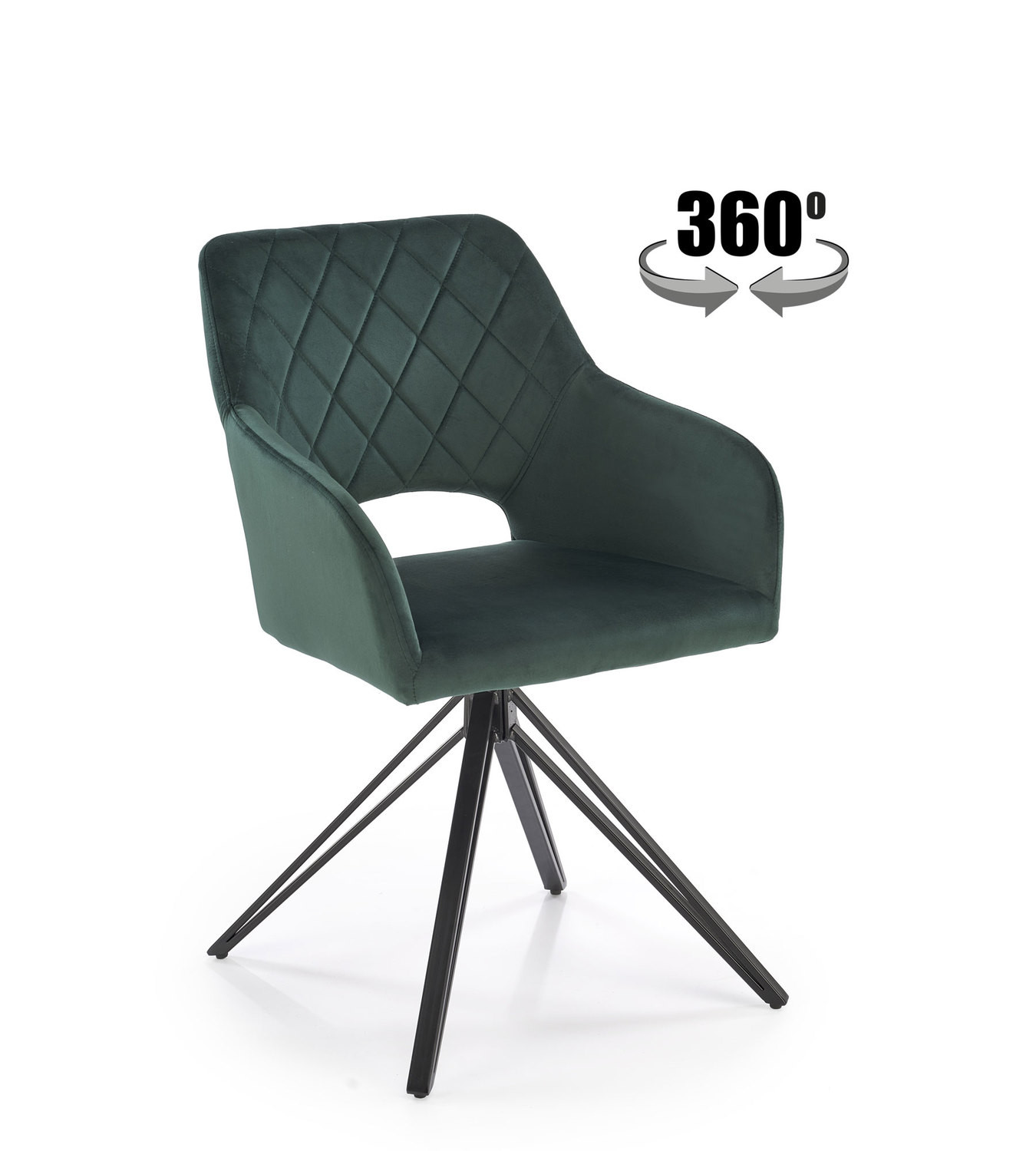 Стул обеденный Halmar K-535 (бежевый, зеленый, пепельный)