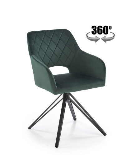 Стул обеденный Halmar K-535 (бежевый, зеленый, пепельный)