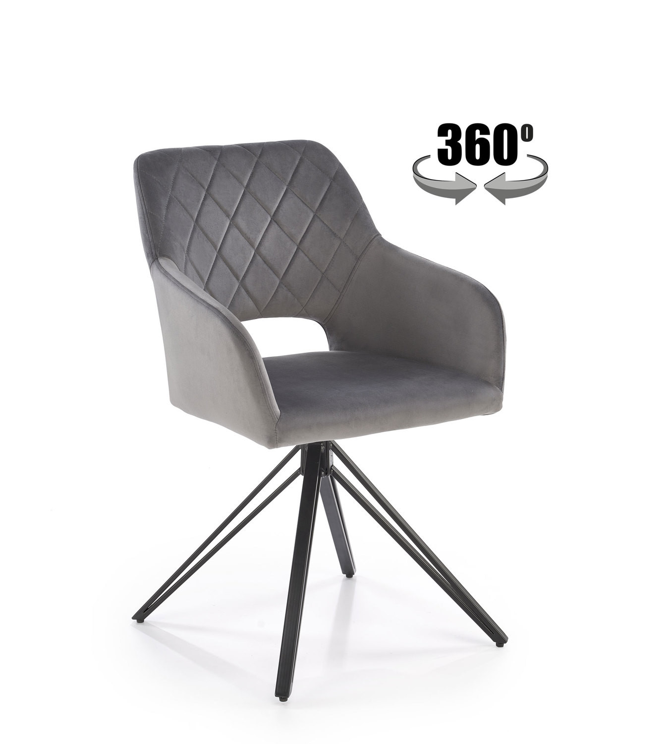 Стул обеденный Halmar K-535 (бежевый, зеленый, пепельный)