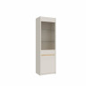 Витрина с освещением Л/П Forte OAK SQUERE OSQV811B песочный