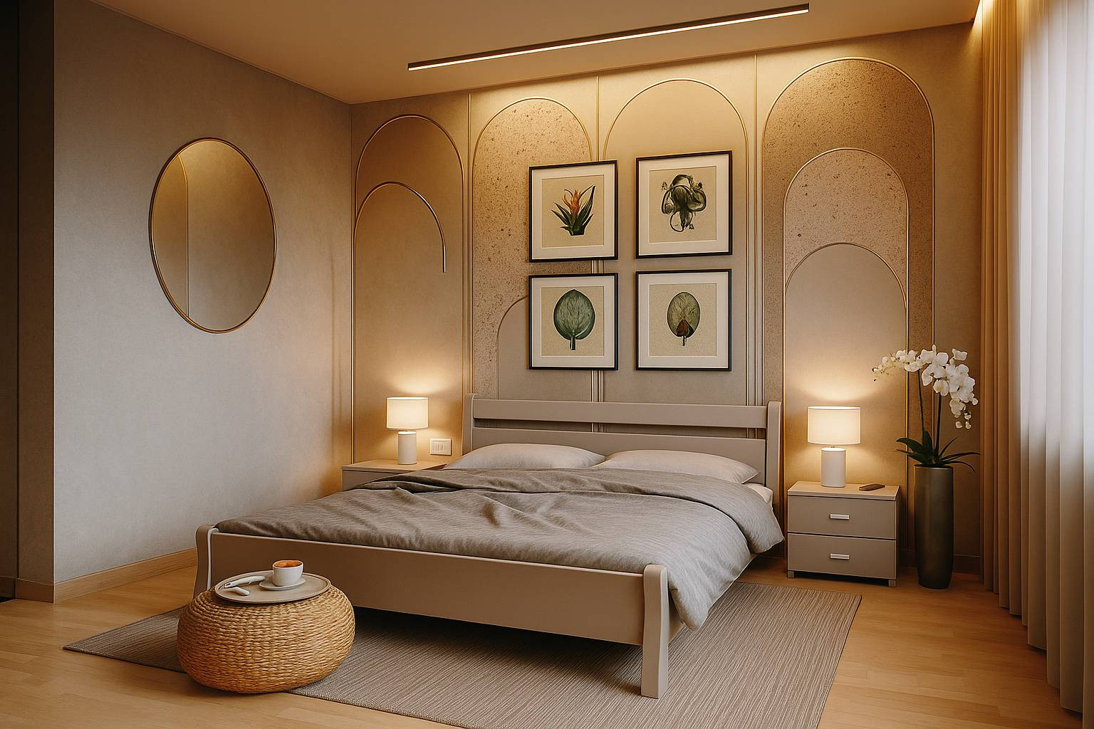 Кровать деревянная RBV- Венеция (сосна)