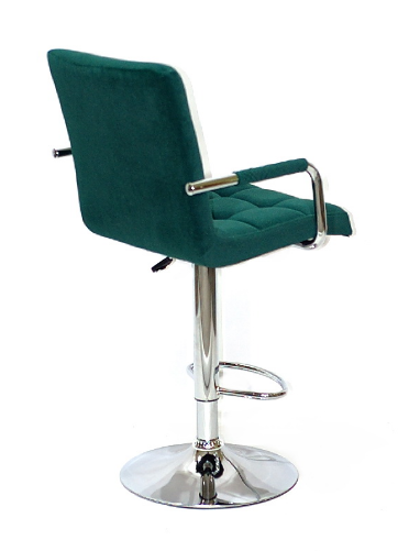 Кресло барное OND- Augusto-ARM CH - Base Бархат