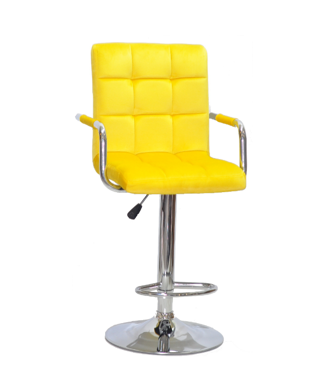 Кресло барное OND- Augusto-ARM CH - Base Бархат