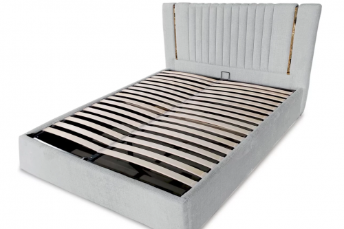 Кровать с подьемным механизмом CRV- Rosetta Silver breeze charm 180*200  