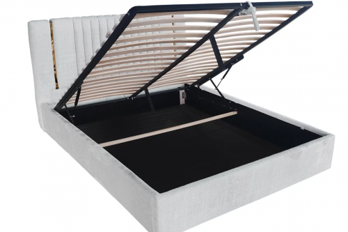 Кровать с подьемным механизмом CRV- Rosetta Silver breeze charm 180*200  