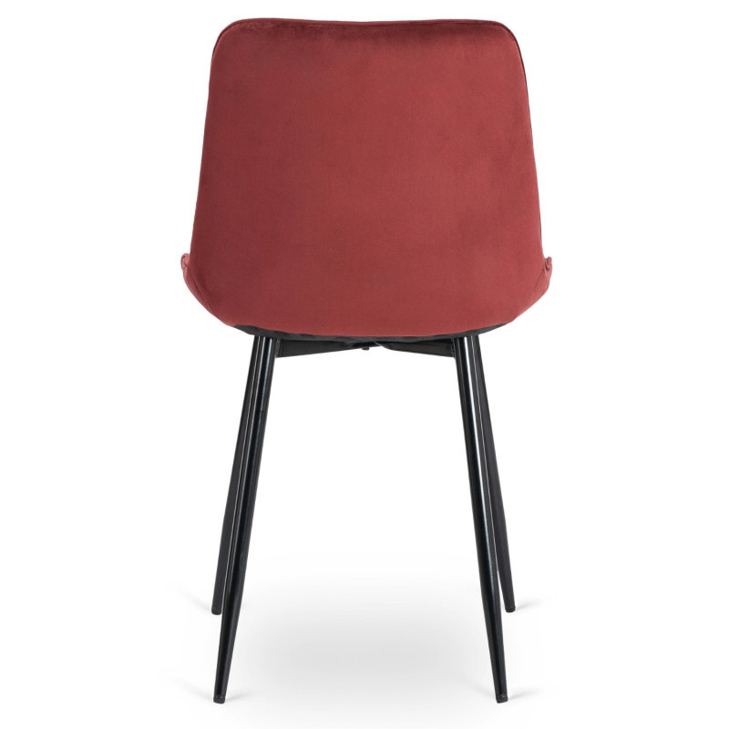 Стул обеденный MEBEL ELITE CHRIS бордо велюр