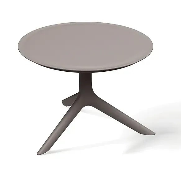 Стол журнальный уличный VLL- FERNE Rimo (коричневый, белый, кирпичный)