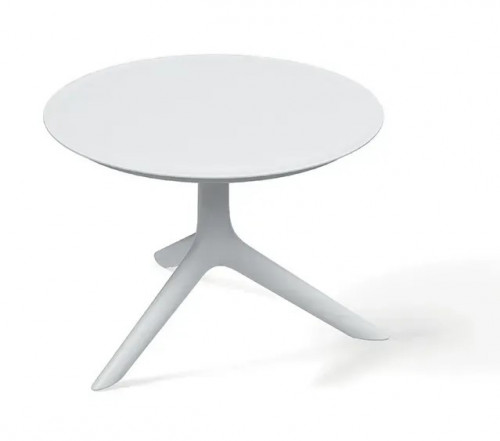 Стол журнальный уличный VLL- FERNE Rimo (коричневый, белый, кирпичный)