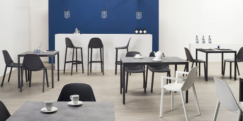 Стул уличный VLL- SCAB Più 2336 (красный, антрацит, тортора, белый)