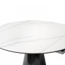 Стол обеденный модерн VTR- TML-830 белый мрамор + черный 