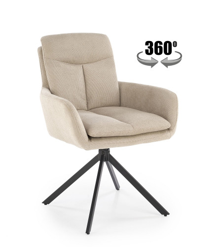 Стул обеденный Halmar K-536 (бежевый, оливковый, пепельный)