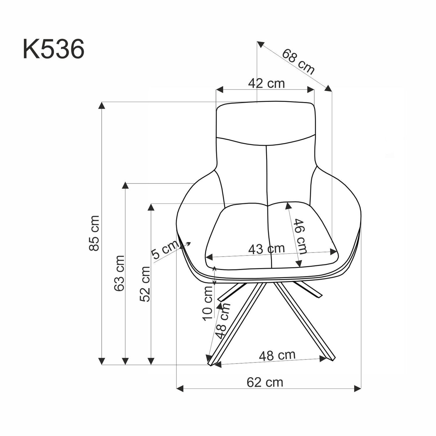Стул обеденный Halmar K-536 (бежевый, оливковый, пепельный)