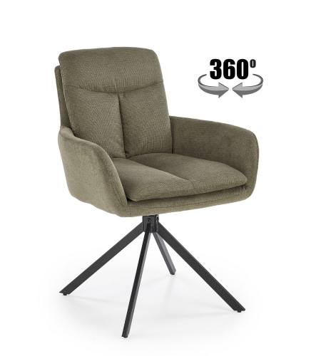 Стул обеденный Halmar K-536 (бежевый, оливковый, пепельный)