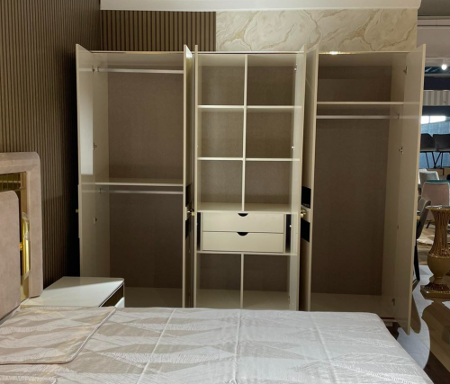 Спальный комплект Art-Deco EXI- Ташкент с кроватью 180*200 и 6-дверным шкафом
